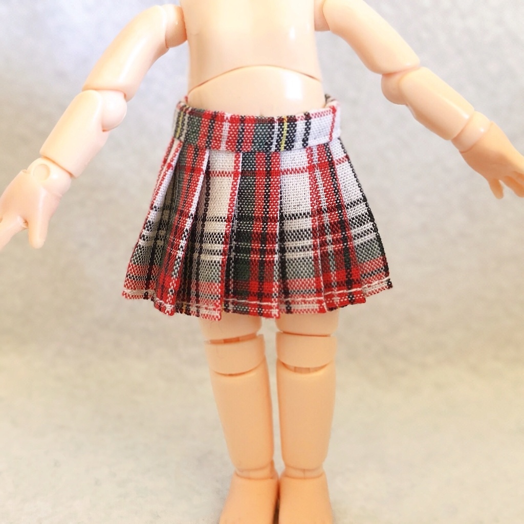 オビツ11 服　プリーツスカート