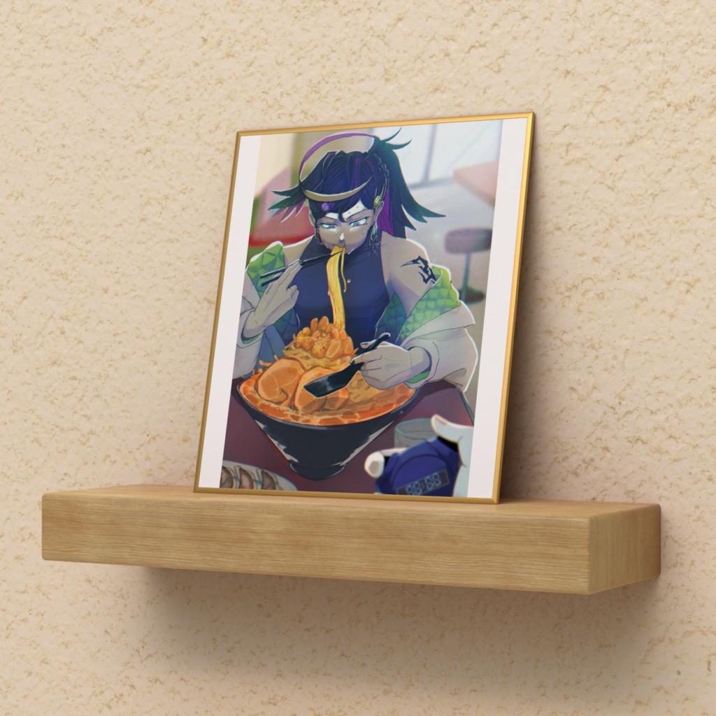 ドカ食いみろく色紙