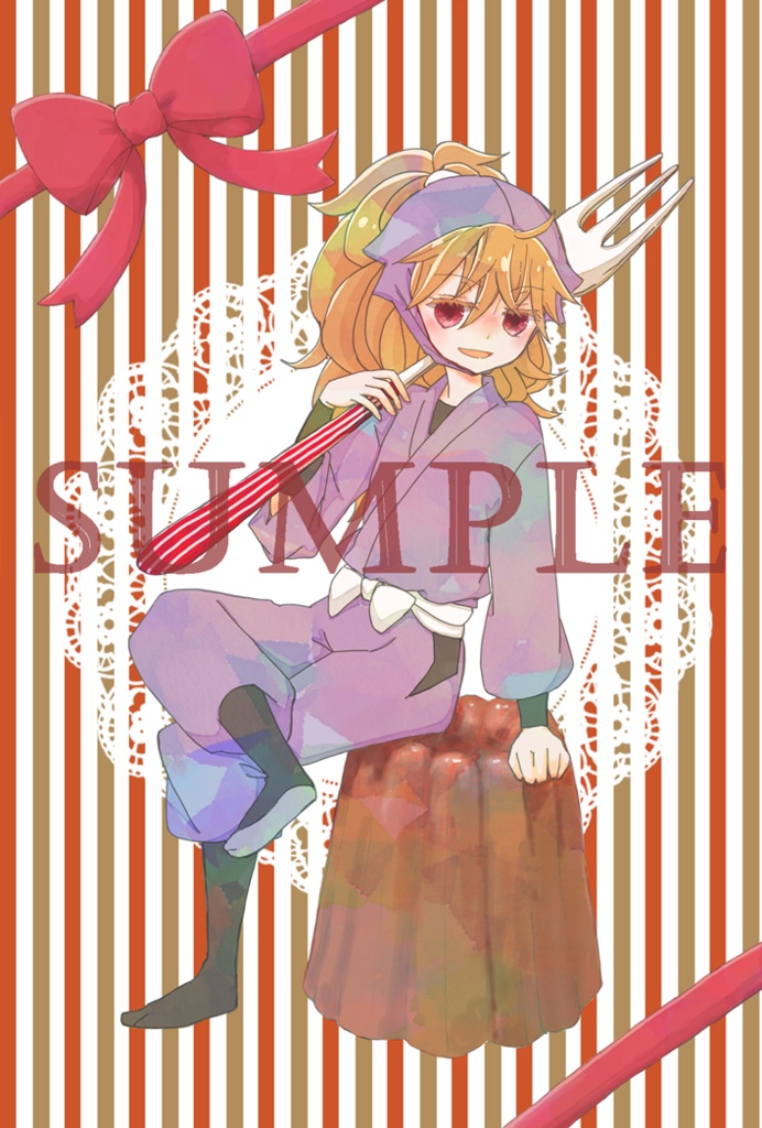 五年生×お菓子 ポストカード