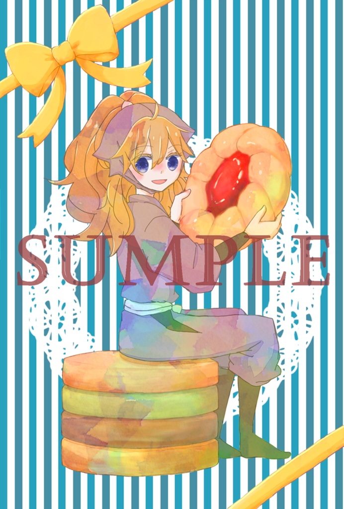 五年生×お菓子 ポストカード