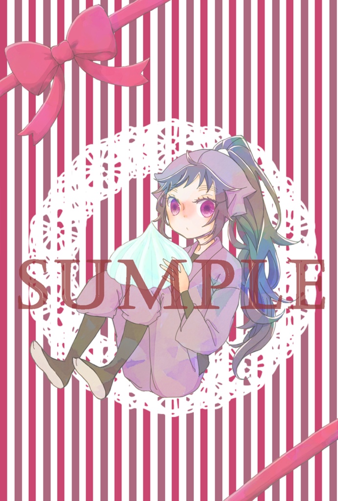 五年生×お菓子 ポストカード