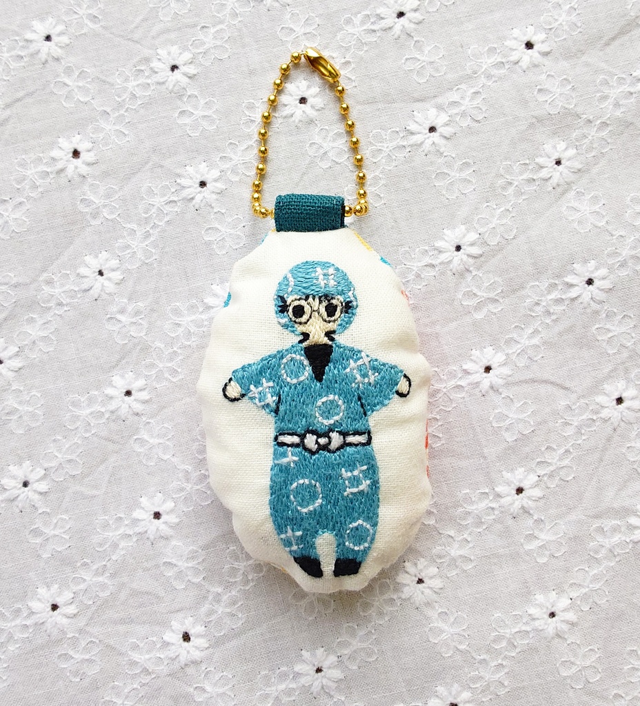忍たま刺繍キーホルダー(保健・タソガレドキ)
