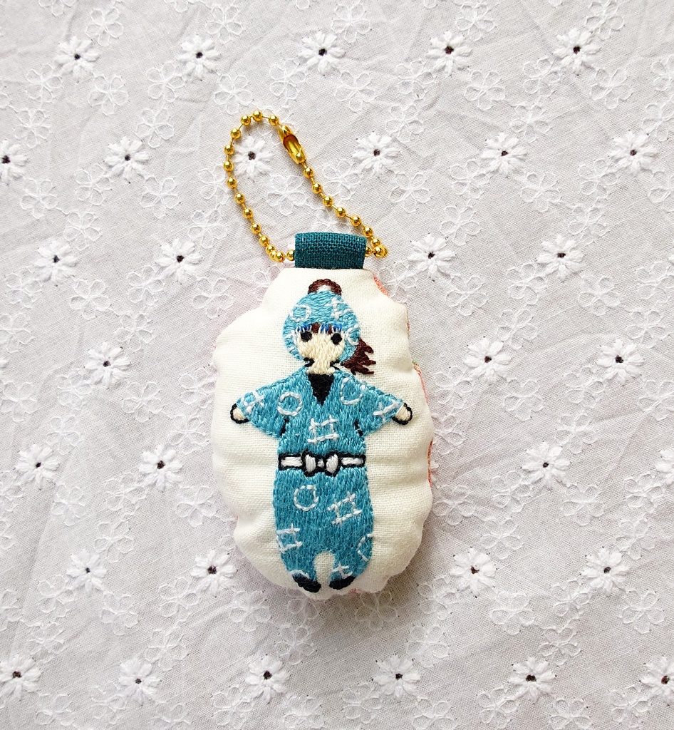 忍たま刺繍キーホルダー(保健・タソガレドキ)