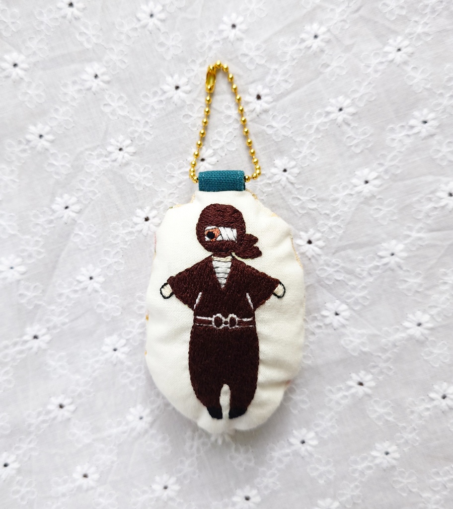 忍たま刺繍キーホルダー(保健・タソガレドキ)