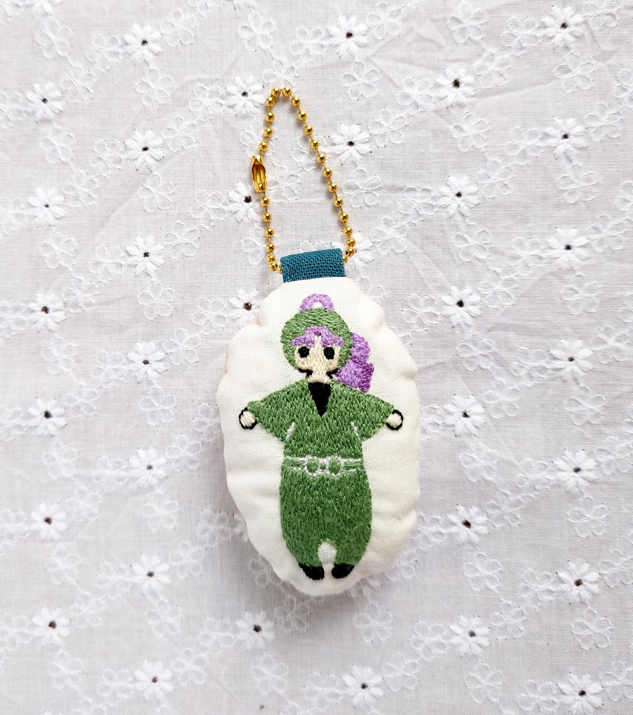 忍たま刺繍キーホルダー(保健・タソガレドキ)