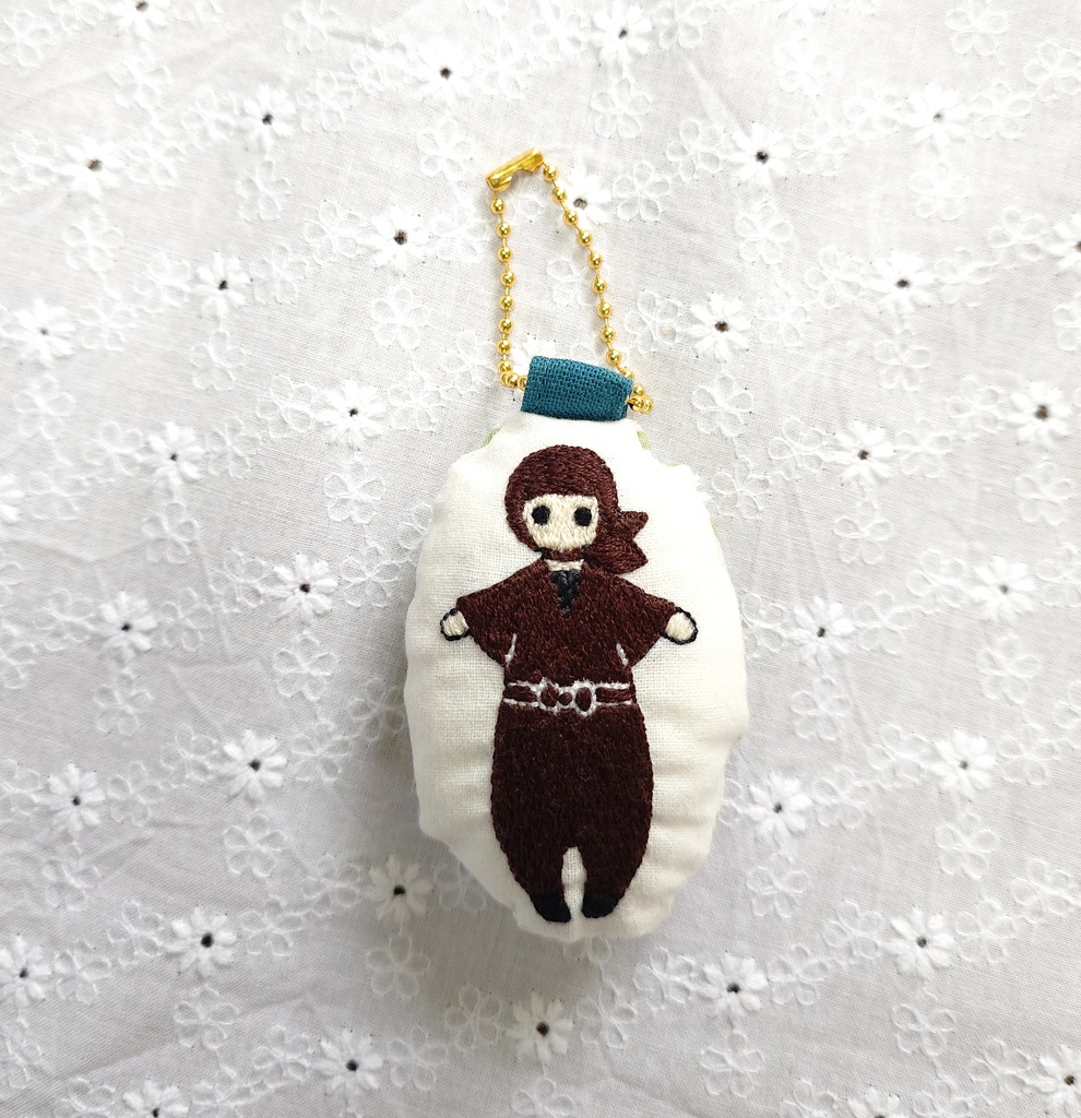 忍たま刺繍キーホルダー(保健・タソガレドキ)