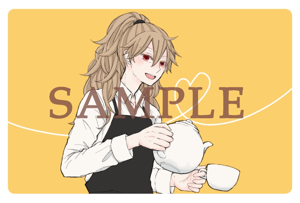五年生×Cafe ポストカード