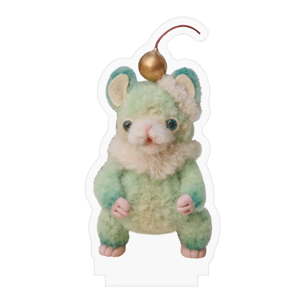 クリームソーダのアクリルフィギュア