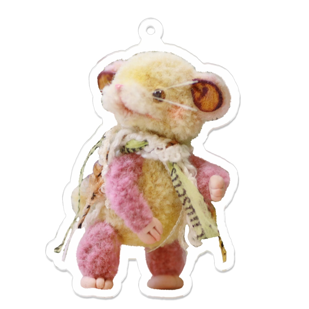 ビオラネズミのアクリルキーホルダー