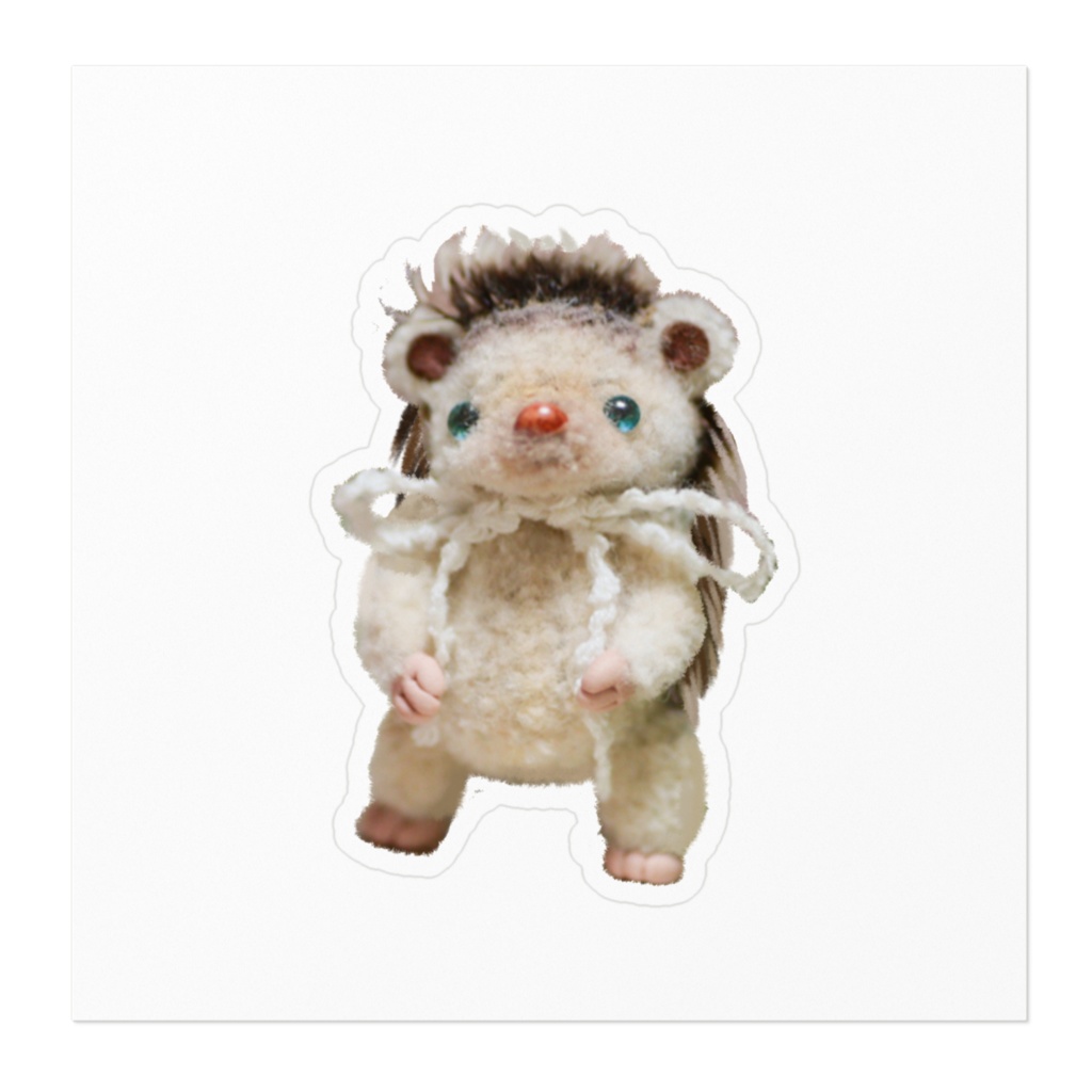 ハリネズミちゃんのステッカー