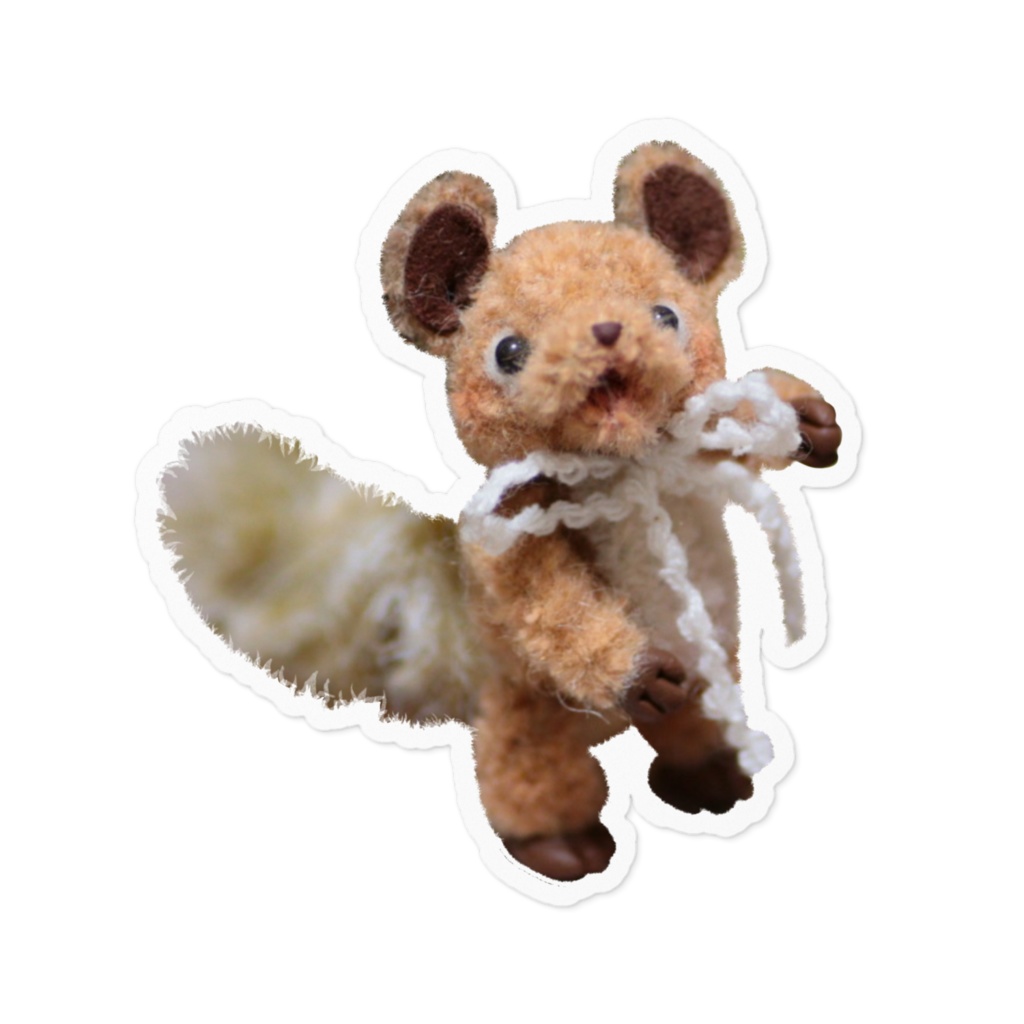 エゾリスちゃんステッカー