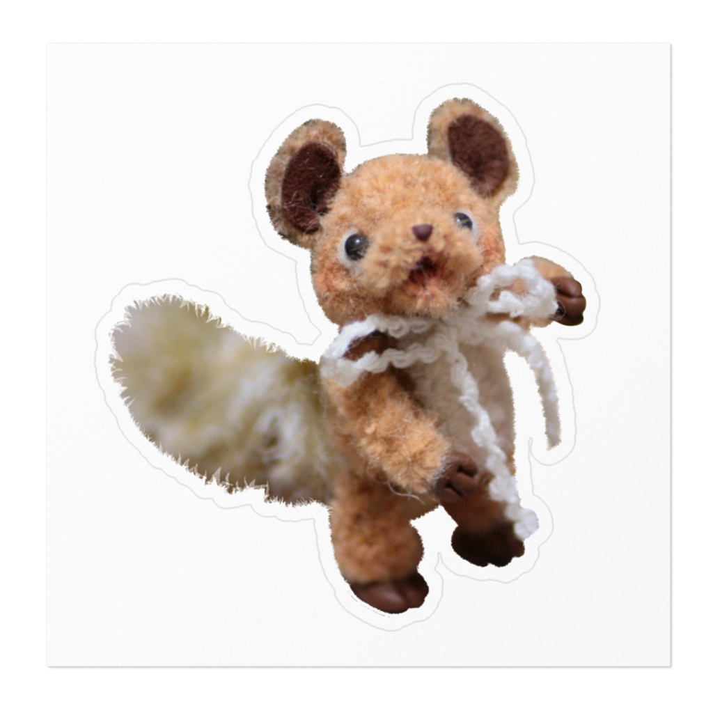 エゾリスちゃんステッカー