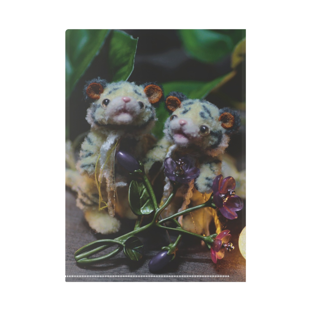 月夜のトラちゃんクリアファイル