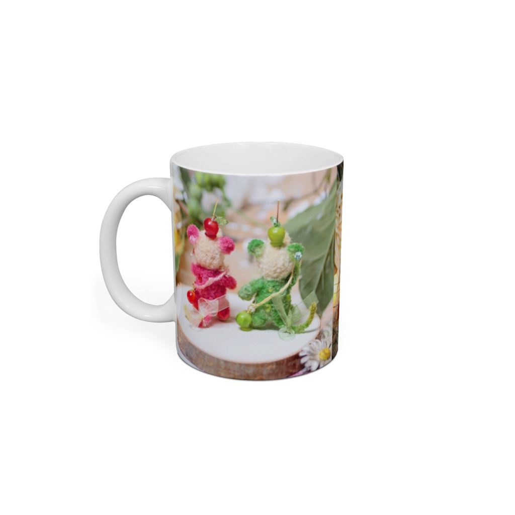 りんご飴のネズミちゃんマグカップ