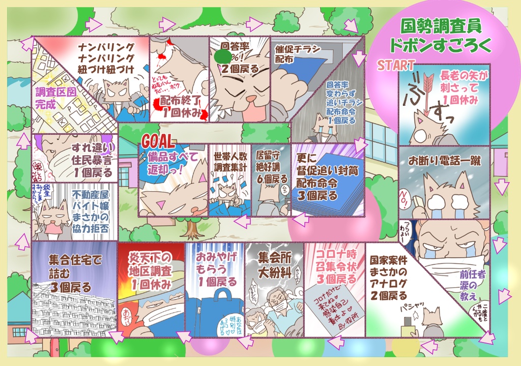 国勢調査員になっちゃった! 改訂版