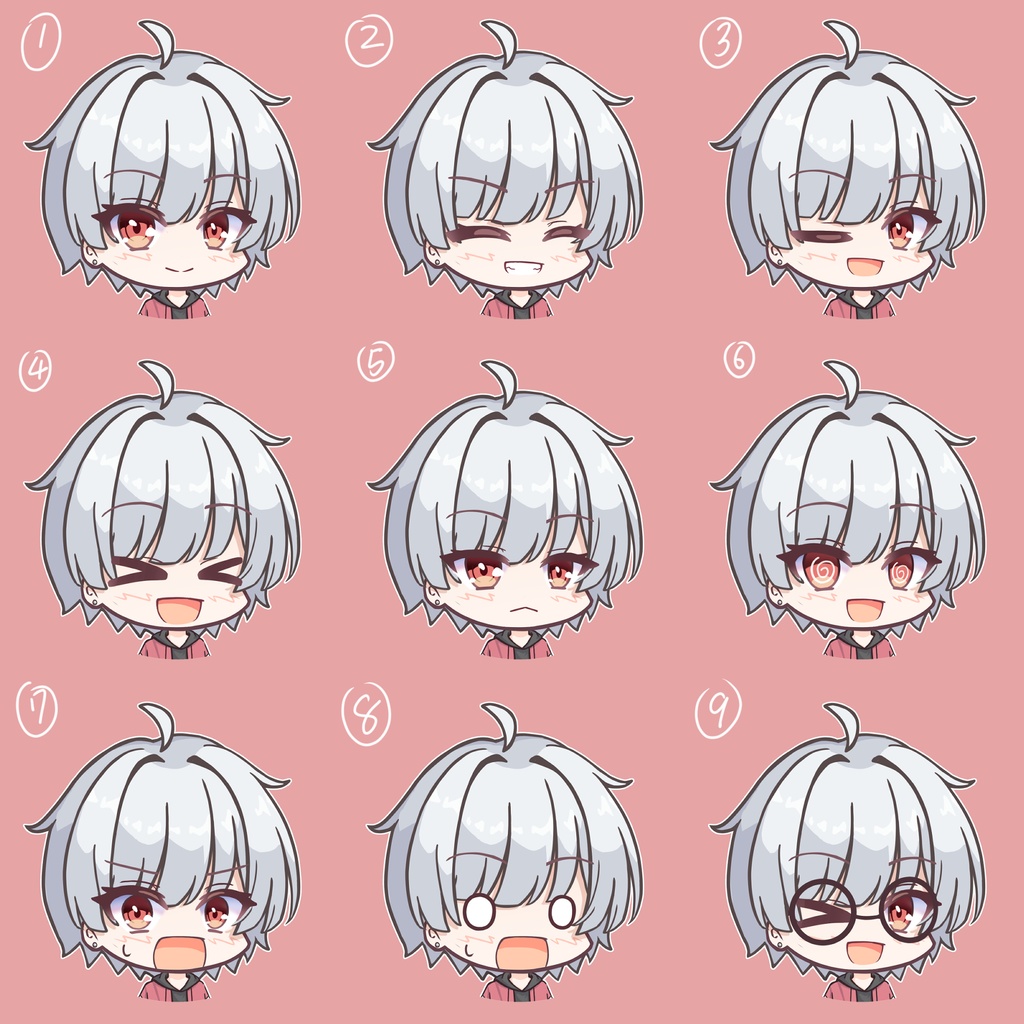 ミカゲ 缶バッジ  (衣装2)