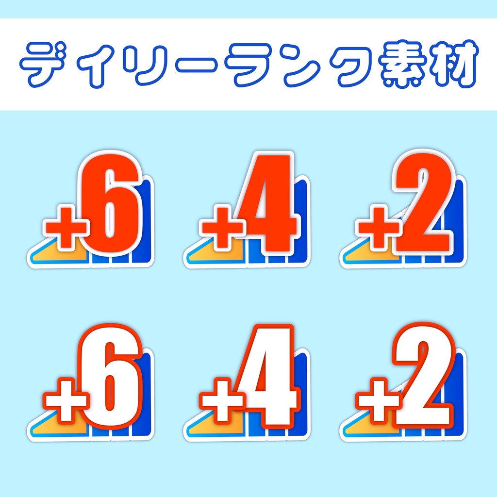IRIAMサムネ素材（デイリーランクスコア目標）