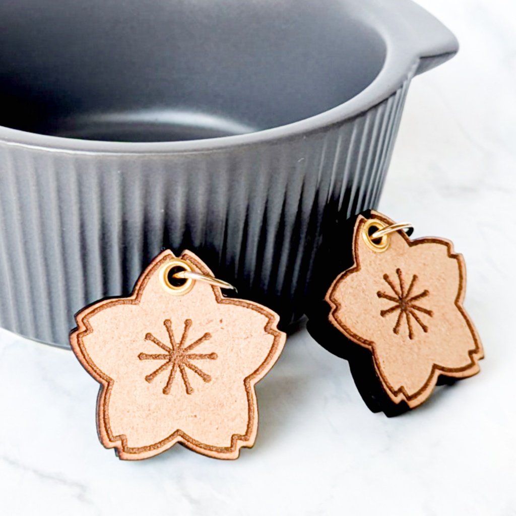 【ぬいのためのお守り】迷子札*さくら【スライド式】