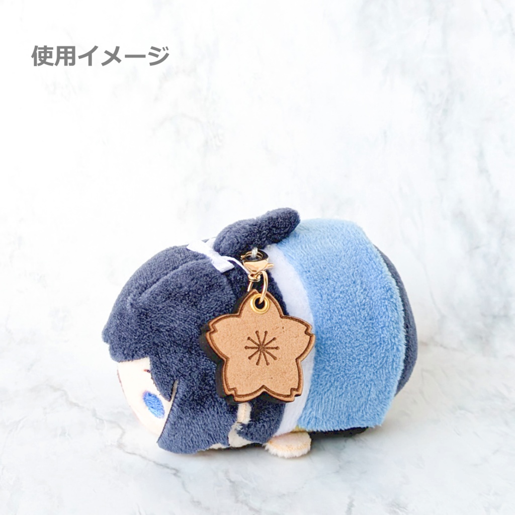 【ぬいのためのお守り】迷子札*さくら【スライド式】