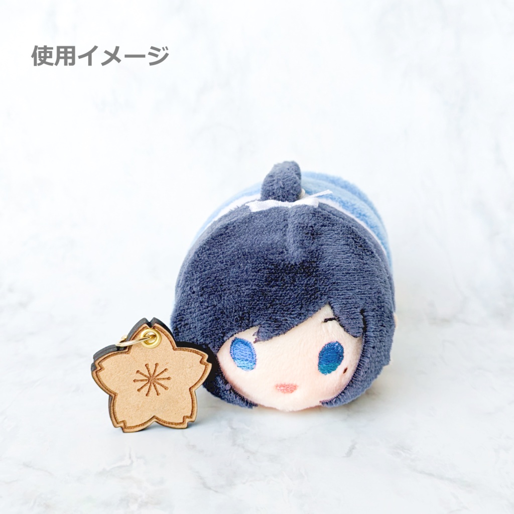 【ぬいのためのお守り】迷子札*さくら【スライド式】