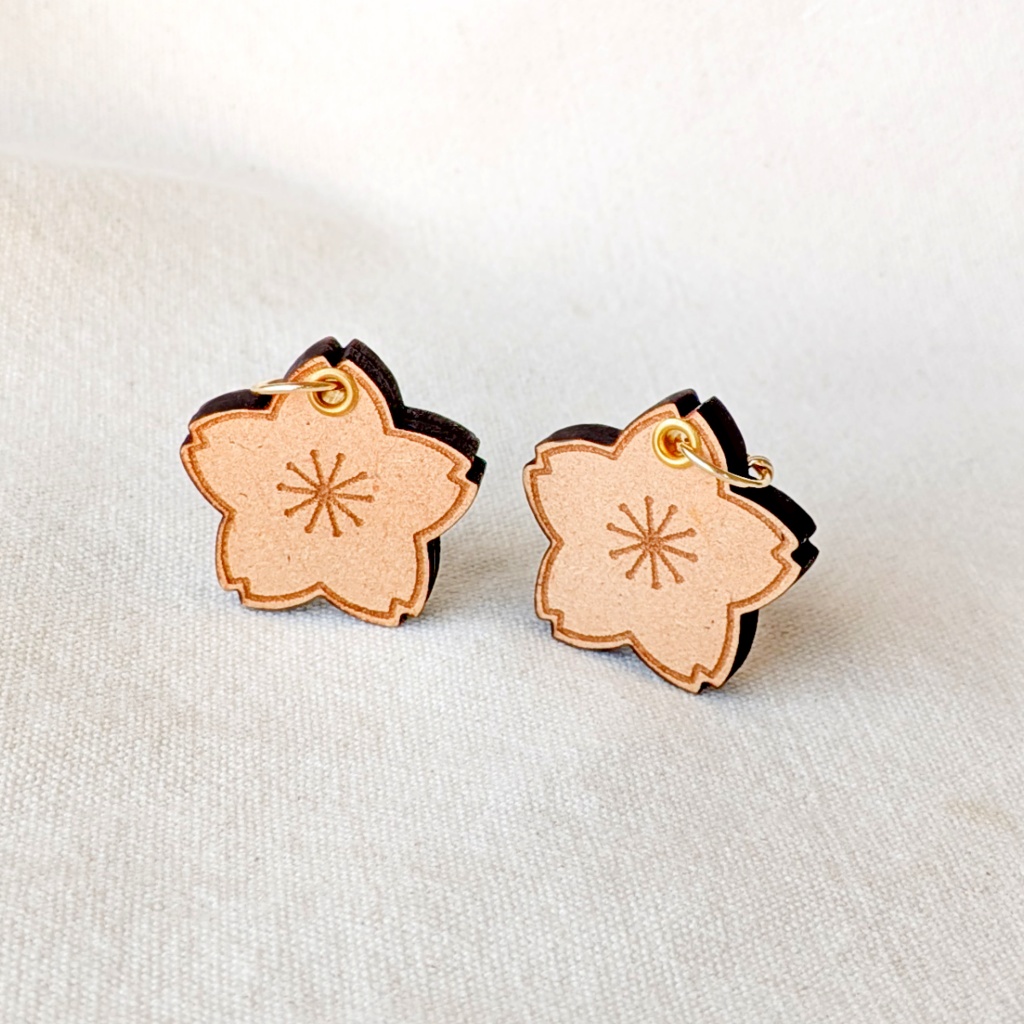 【ぬいのためのお守り】迷子札*さくら【スライド式】