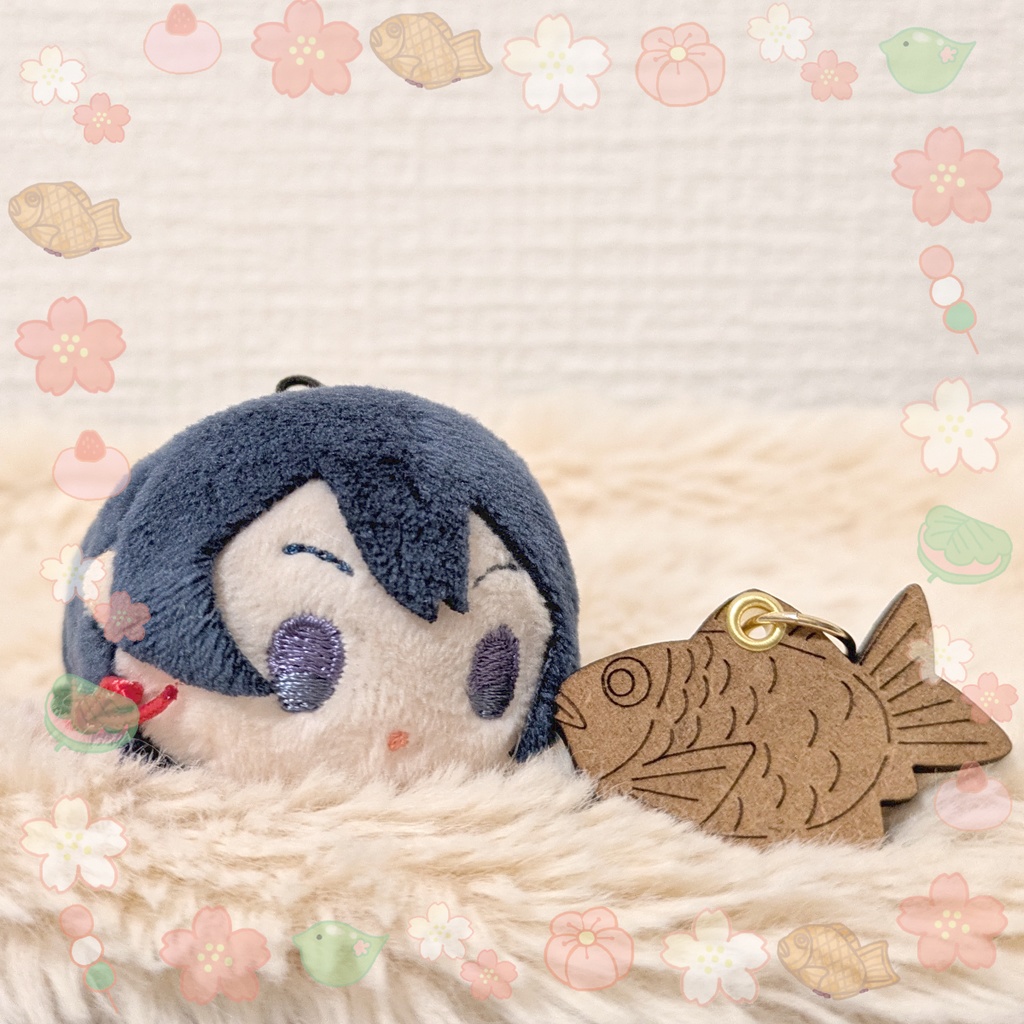 【ぬいのためのお守り】迷子札・たい焼き