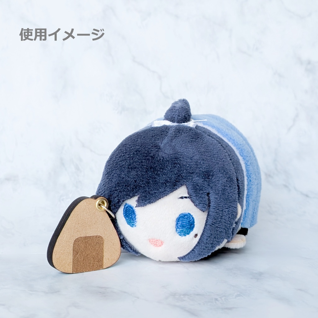 【ぬいのためのお守り】迷子札・おにぎり【スライド式】