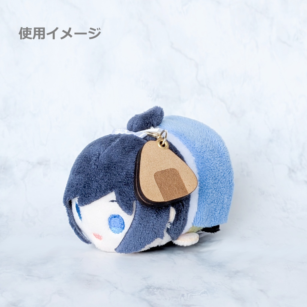 【ぬいのためのお守り】迷子札・おにぎり【スライド式】