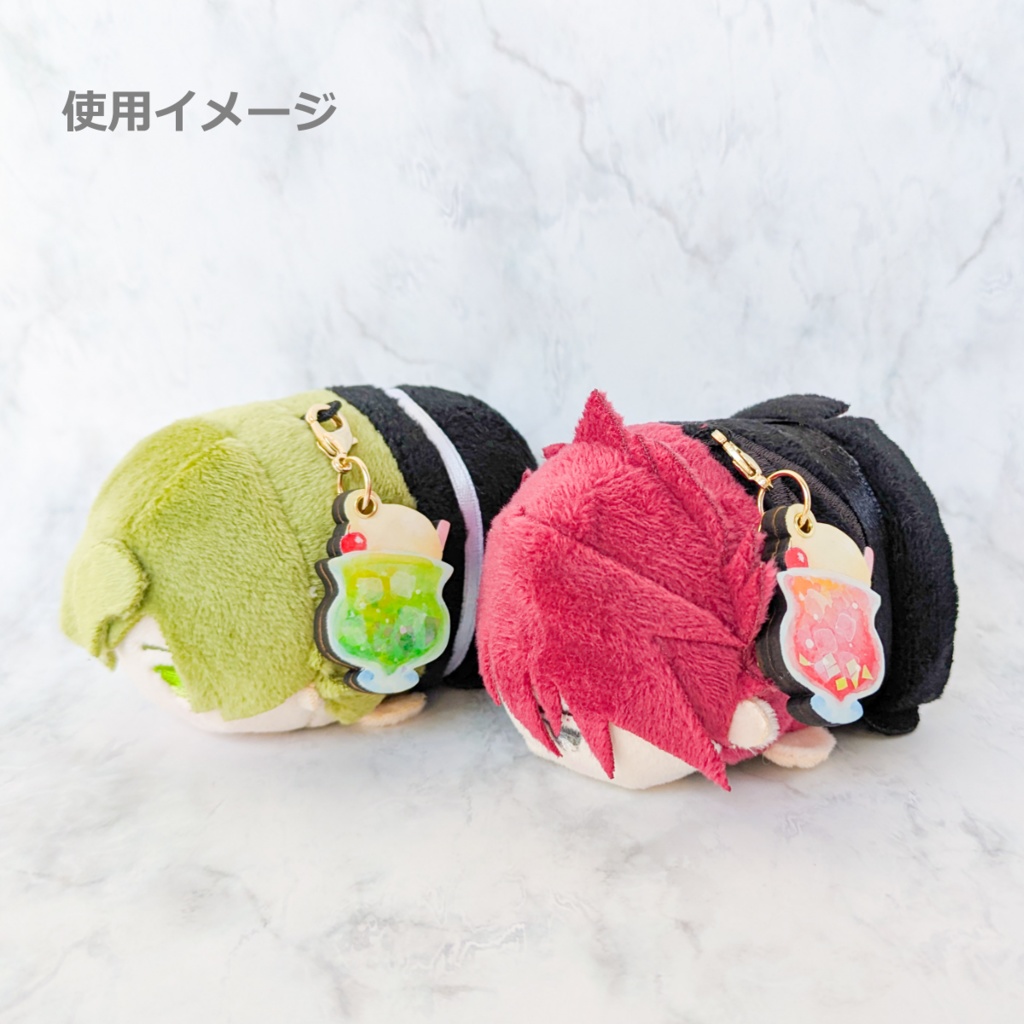 夏の迷子札*クリームソーダ【スライド式】