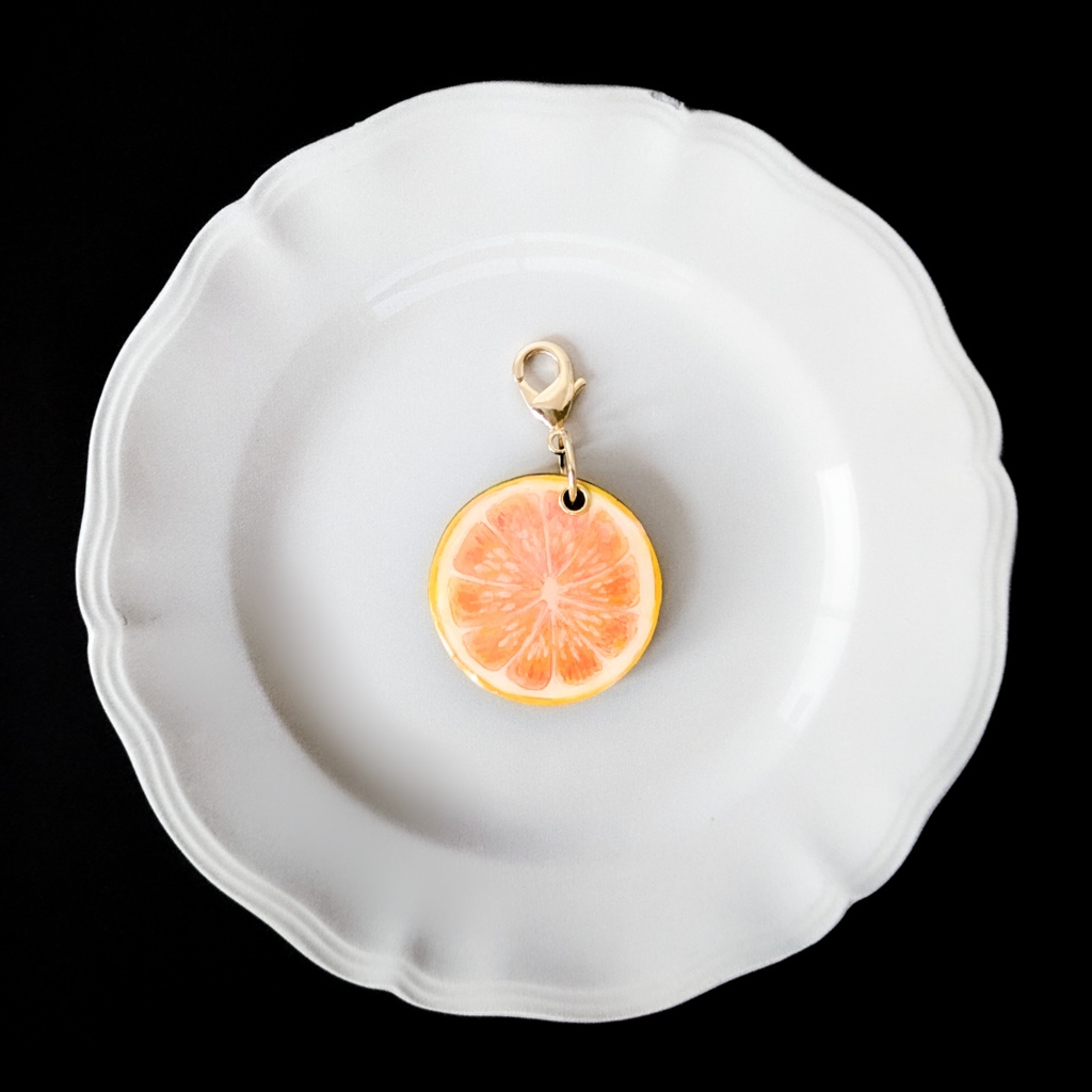 夏の迷子札*シトラス【スライド式】