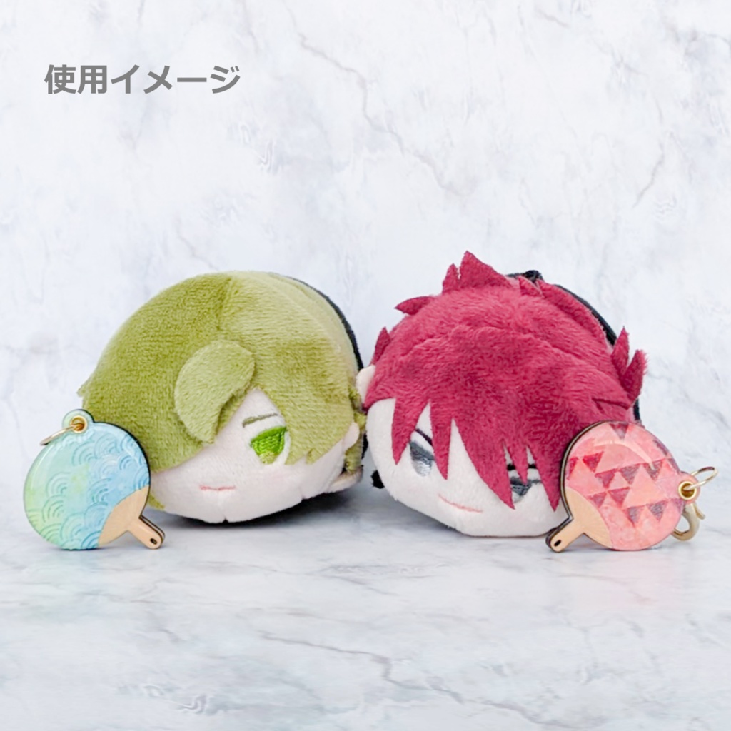 夏の迷子札*うちわ【スライド式】