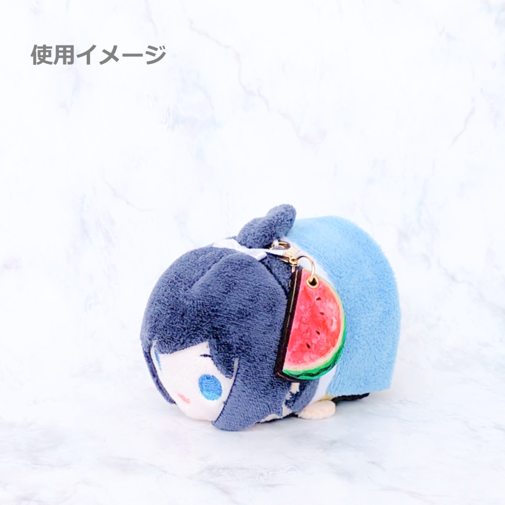 夏の迷子札*スイカ【スライド式】