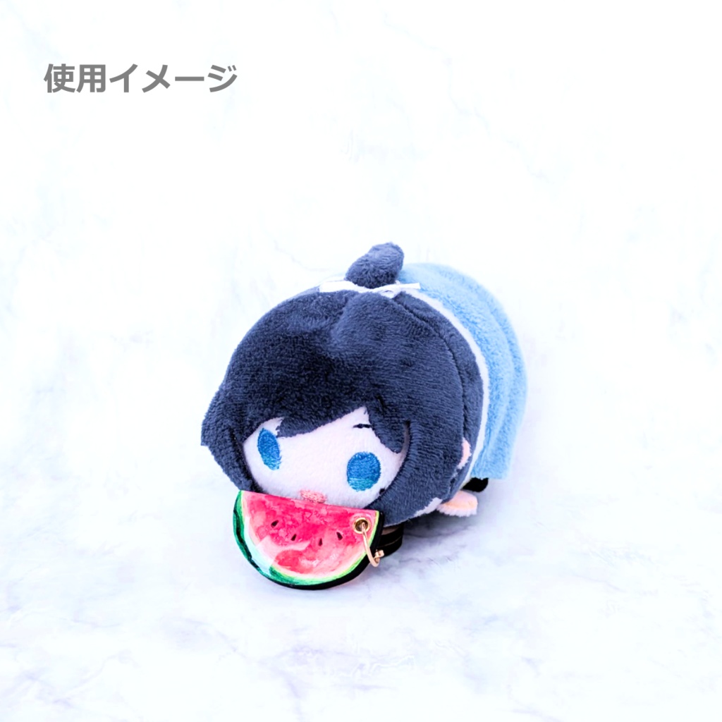 夏の迷子札*スイカ【スライド式】