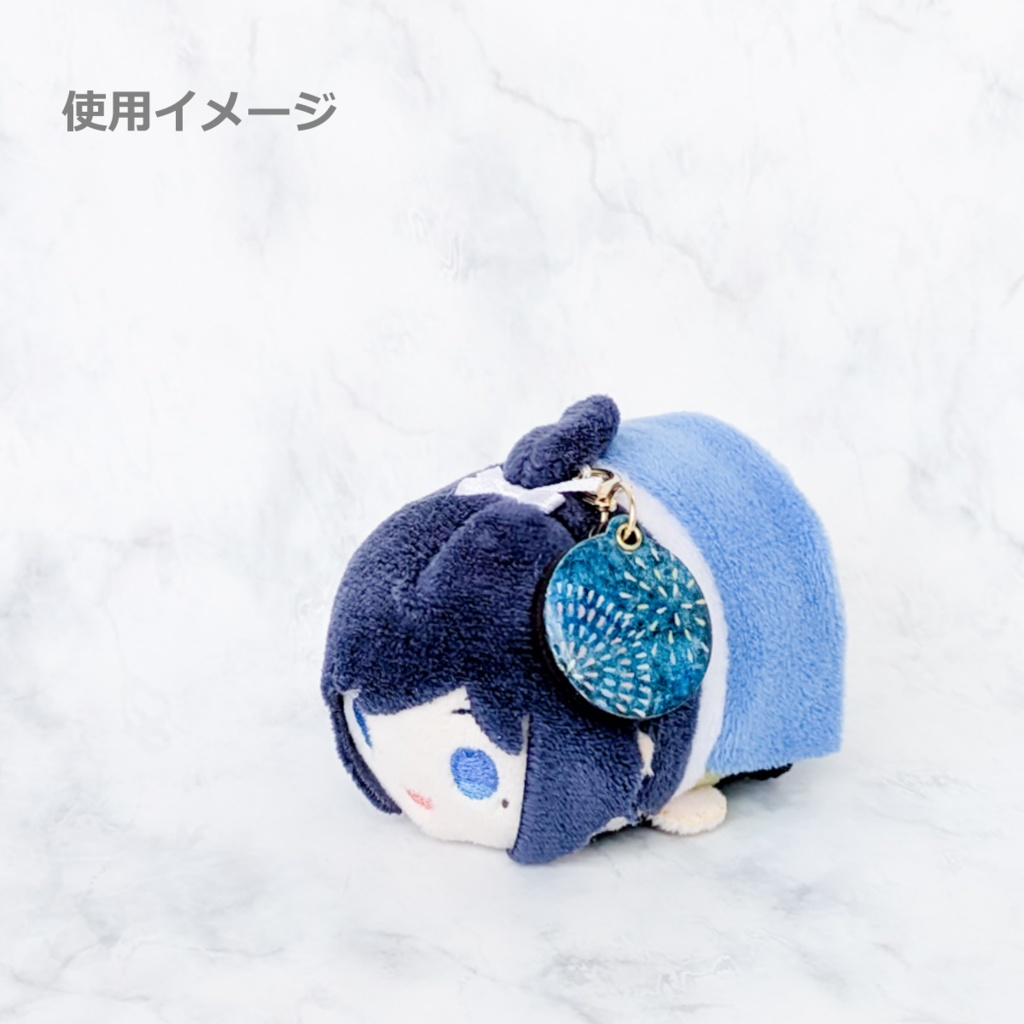 夏の迷子札*花火【スライド式】