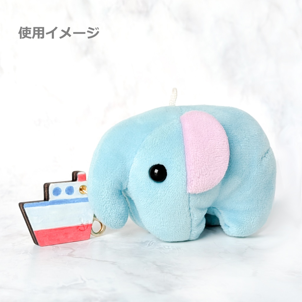 【ぬいのためのお守り】迷子札*おもちゃの船【スライド式】