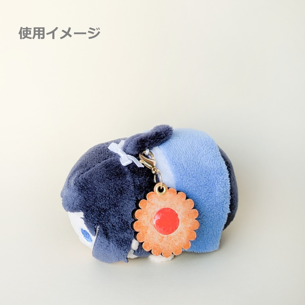 【ぬいのためのお守り】迷子札*ビスケット【スライド式】