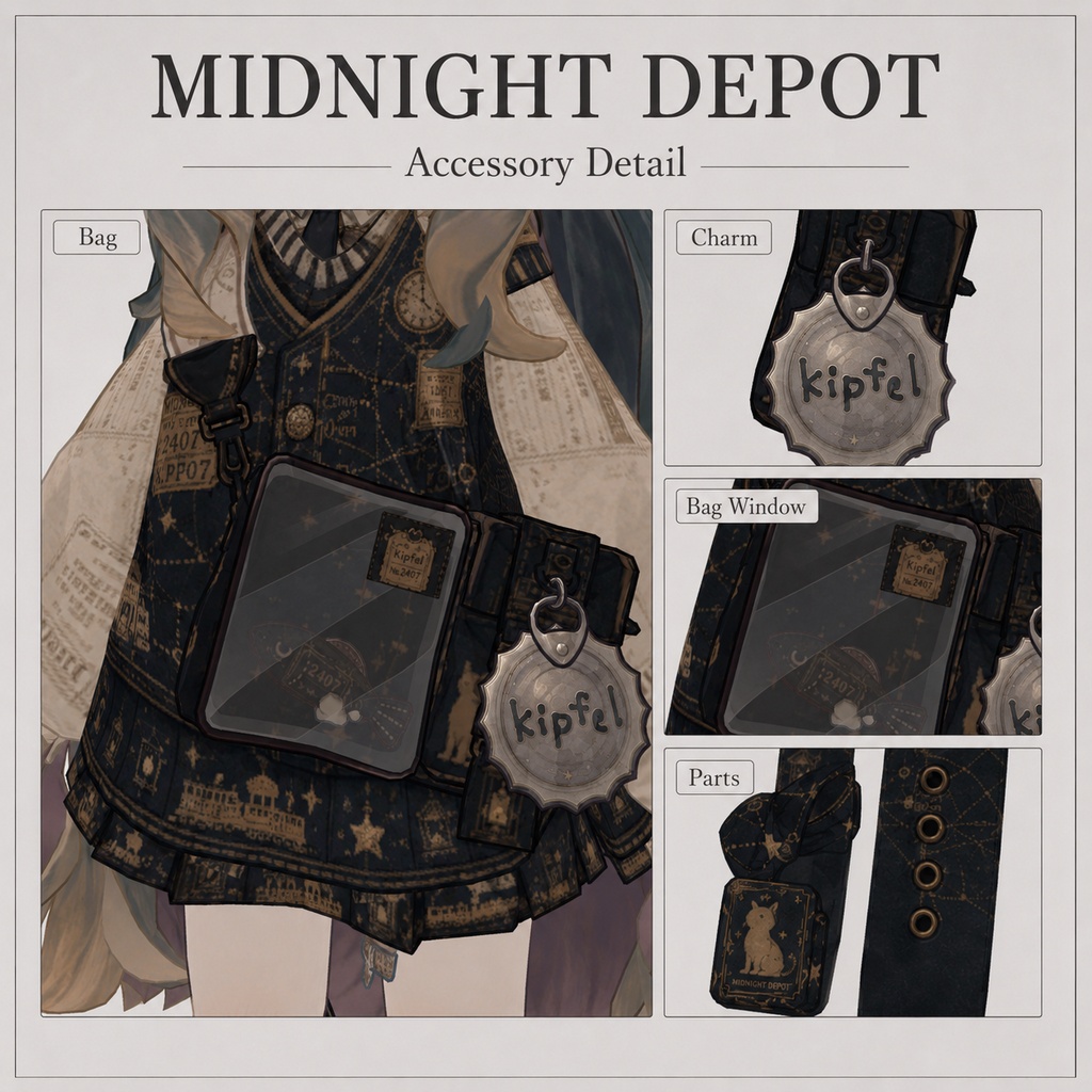 【キプフェル専用】MIDNIGHT DEPOT - デフォルト衣装テクスチャ