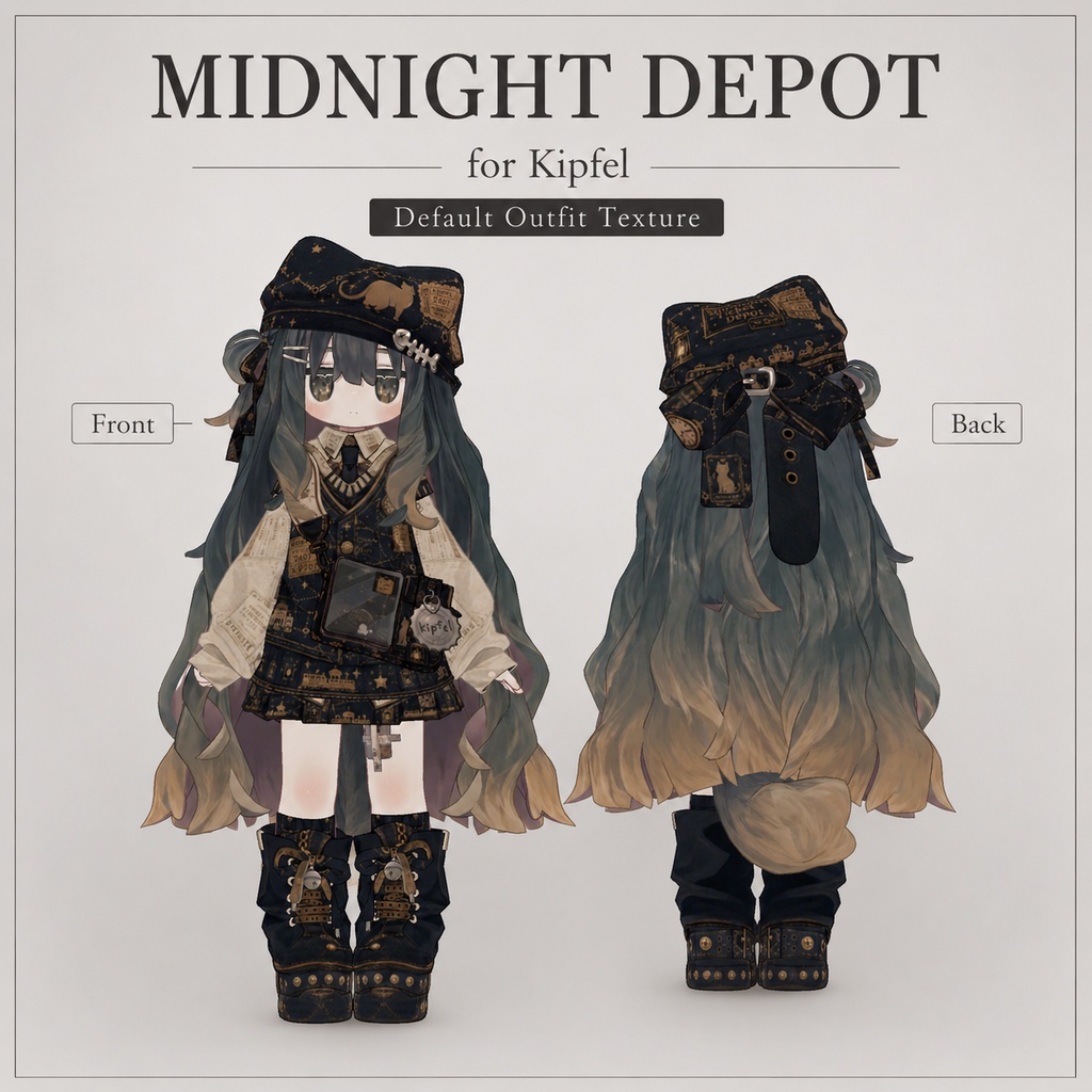 【キプフェル専用】MIDNIGHT DEPOT - デフォルト衣装テクスチャ