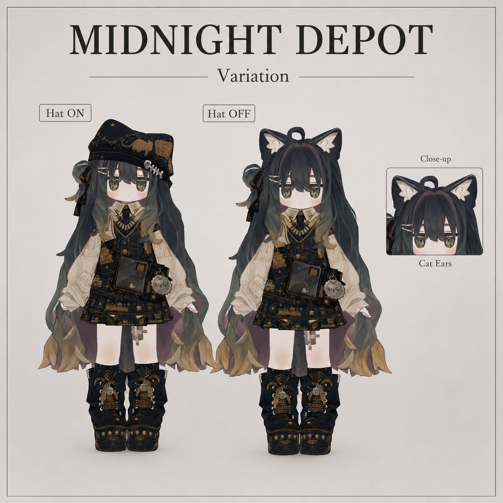 【キプフェル専用】MIDNIGHT DEPOT - デフォルト衣装テクスチャ