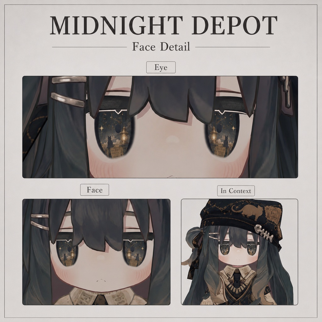 【キプフェル専用】MIDNIGHT DEPOT - デフォルト衣装テクスチャ