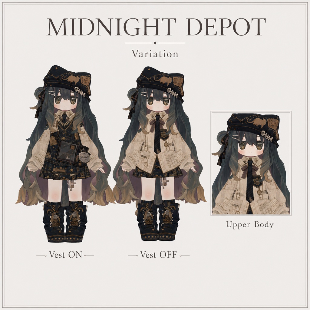 【キプフェル専用】MIDNIGHT DEPOT - デフォルト衣装テクスチャ