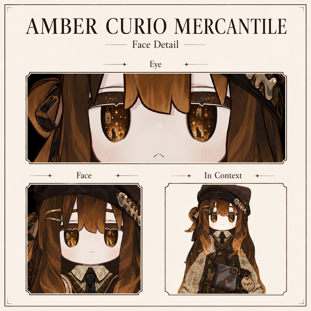 【キプフェル専用】Amber Curio Mercantile - デフォルト衣装テクスチャ