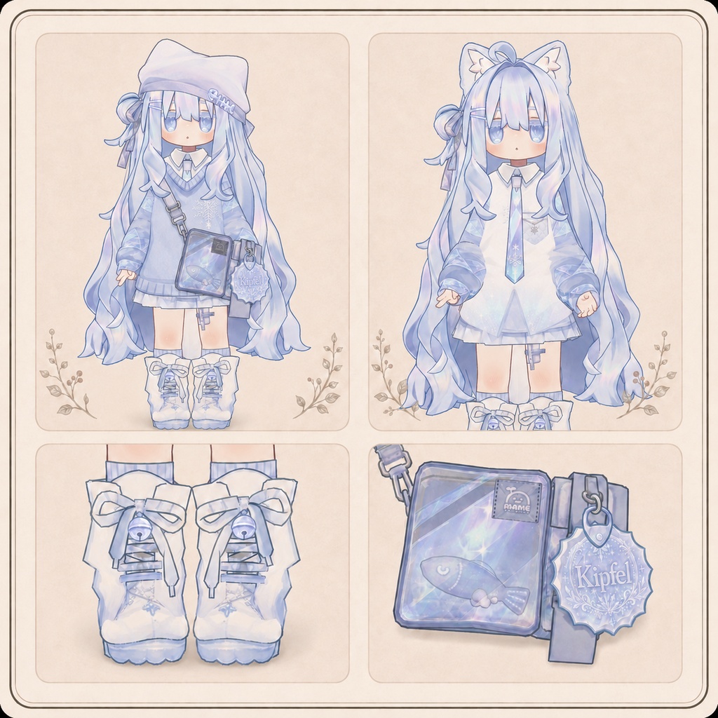 【キプフェル専用】Seasonal Color Collection - デフォルト衣装テクスチャ【アンドロイド対応】