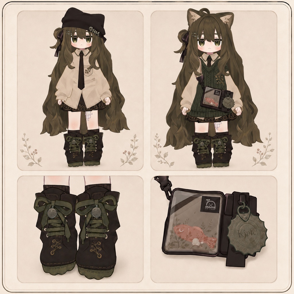 【キプフェル専用】Seasonal Color Collection - デフォルト衣装テクスチャ【アンドロイド対応】