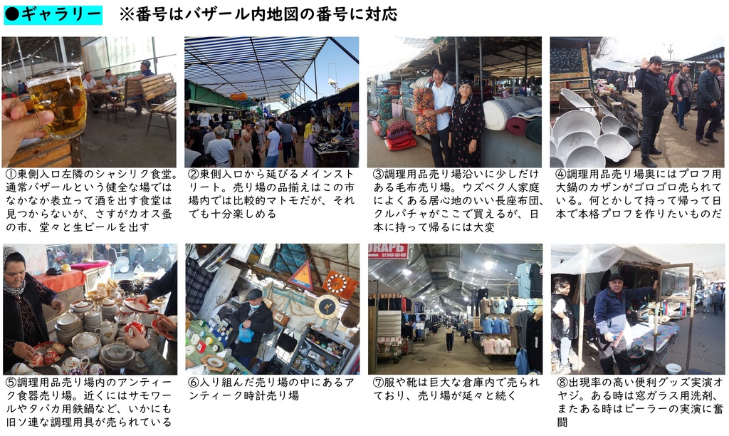 タシケント・サマルカンドバザールガイド 電子版