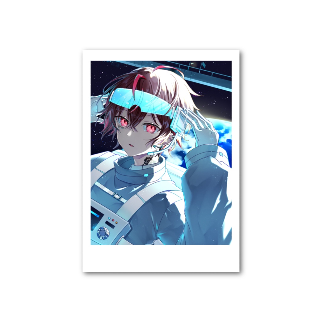 陽瀬綾人 サイバー宇宙服 フォト風カード