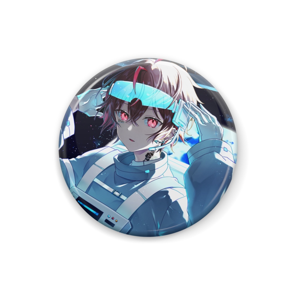 陽瀬綾人 サイバー宇宙服 缶バッチ