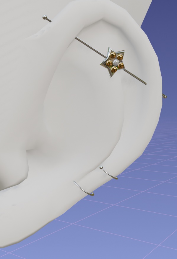 【無料・free】ピアスセット