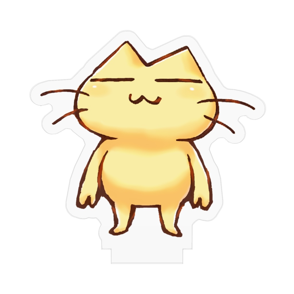 ねこアクリルフィギュア