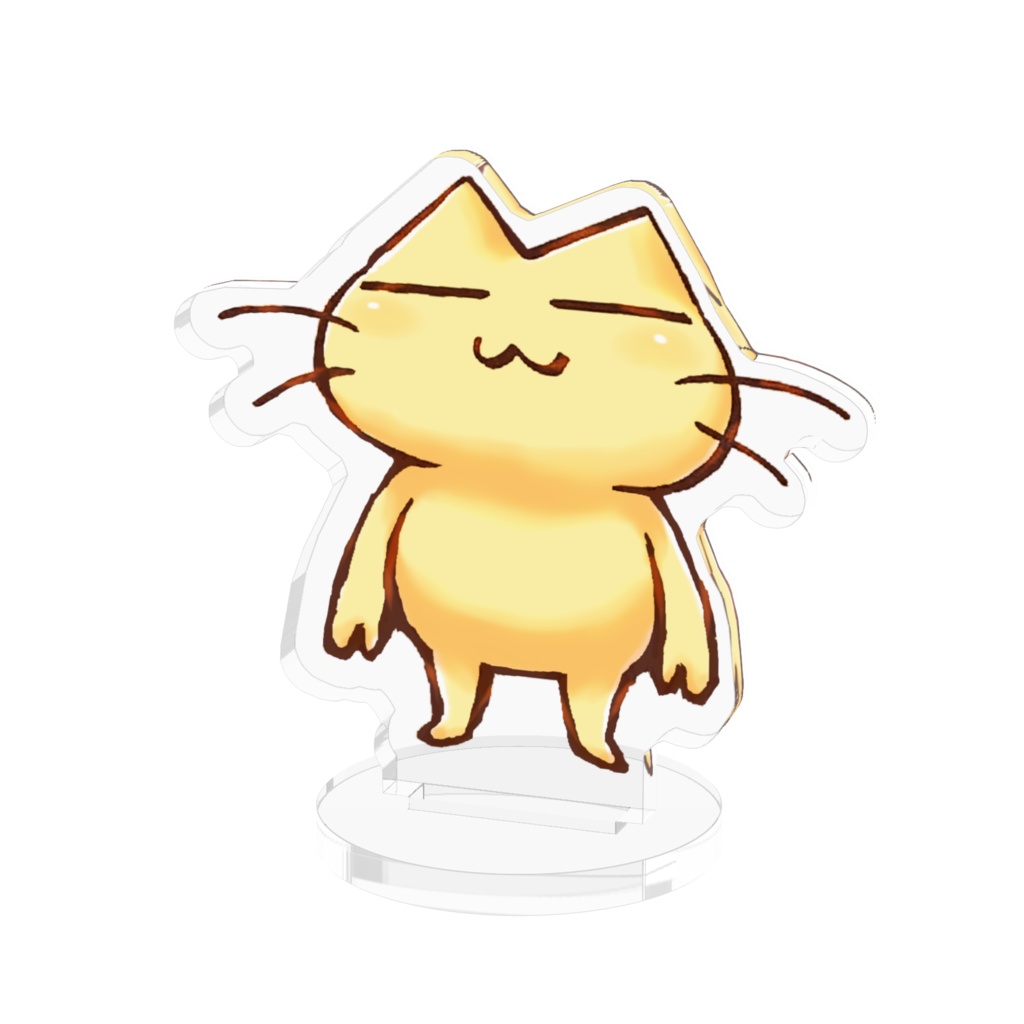 ねこアクリルフィギュア
